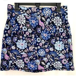 NWOT T by Talbots Women’s Golf/Tennis Floral  Skort/Skirt Size L